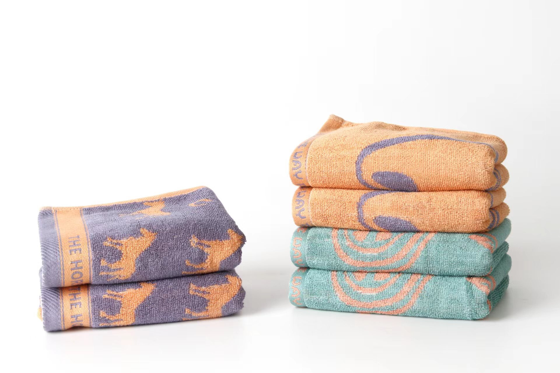 NEW Bamboo Cotton Cartoon Super Soft Hand Facial Towel Large And Thick For Boys And Girls Yarn Dyed Jacquard - View 5