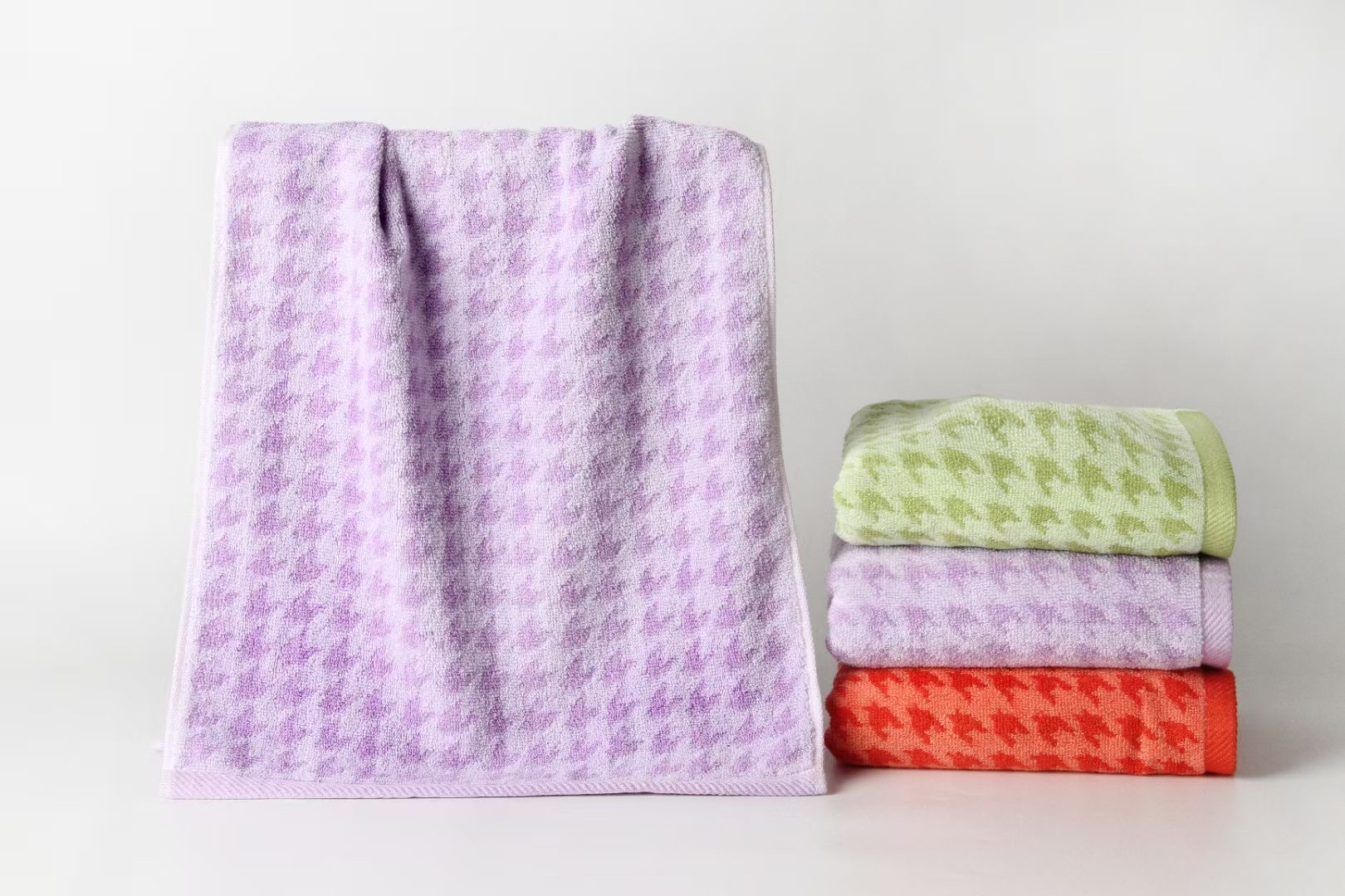 NEW Bamboo Cotton Super Soft Hand Facial Towel Large And Thick For Teens And Adults Yarn Dyed Jacquard - View 3