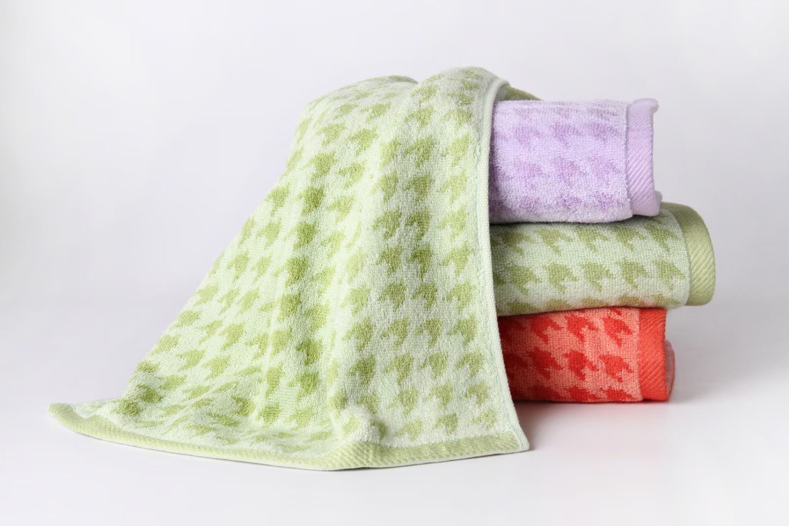 NEW Bamboo Cotton Super Soft Hand Facial Towel Large And Thick For Teens And Adults Yarn Dyed Jacquard - View 2