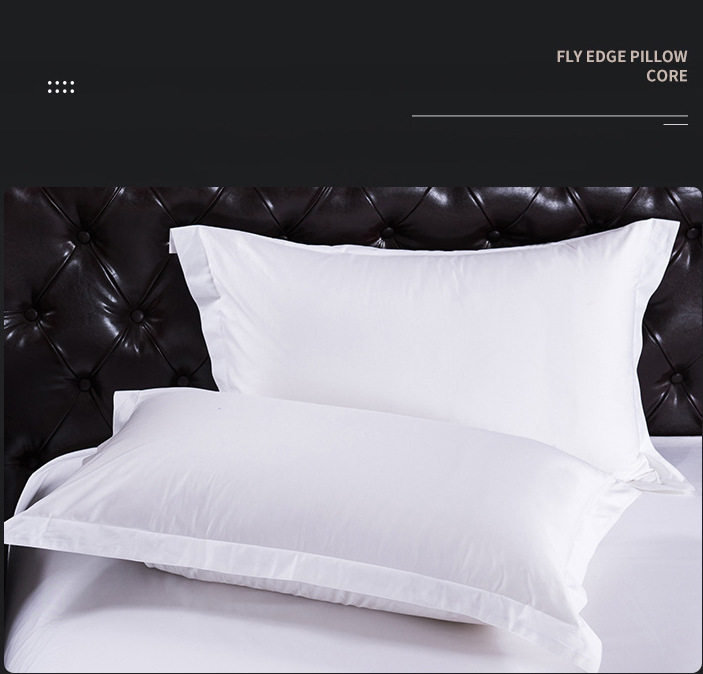 100% Cotton Fine Yarn 60S 80S High Quality Star Hotel Bedding Set Stock Supply White Color Support Customized Logo Embroidery - View 3