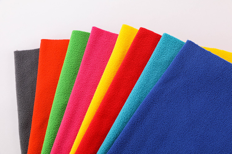 Eco-friendly Recycle Polyester Polar Fleece Fabric 260 GSM 155cm For Sport Warm Clothing - View 6