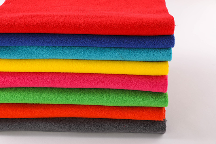 Eco-friendly Recycle Polyester Polar Fleece Fabric 260 GSM 155cm For Sport Warm Clothing - View 5