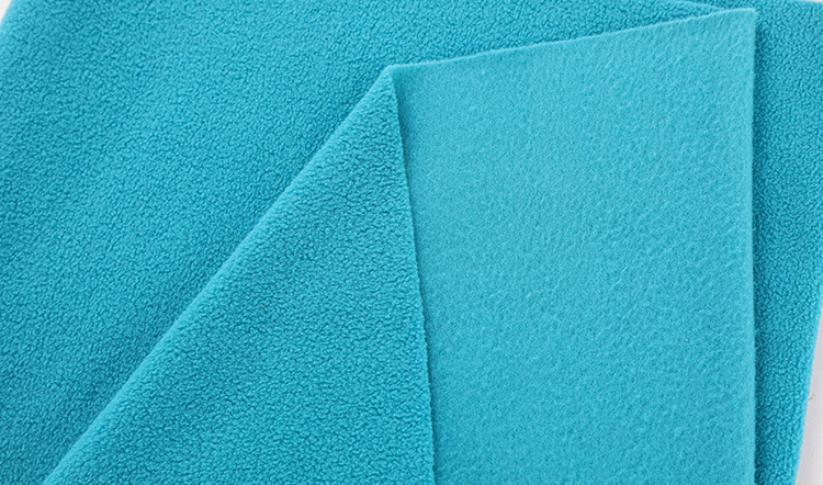 Eco-friendly Recycle Polyester Polar Fleece Fabric 260 GSM 155cm For Sport Warm Clothing - View 4