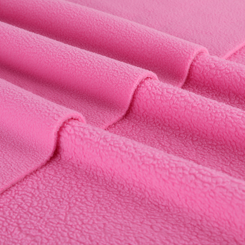 Eco-friendly Recycle Polyester Polar Fleece Fabric 360 GSM 155cm For Coat Sport Clothing Loungewear - View 4