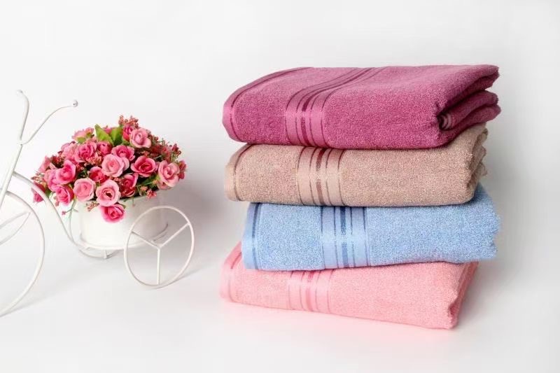Large 80*150 Thin Soft Bamboo Cotton Bath Towel For Bathroom, Spa ,GYM - View 3