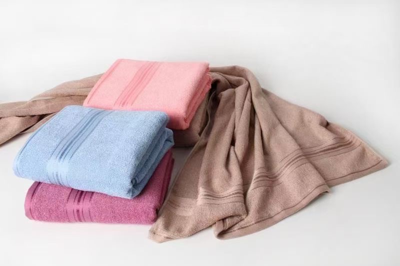 Large 80*150 Thin Soft Bamboo Cotton Bath Towel For Bathroom, Spa ,GYM - View 2