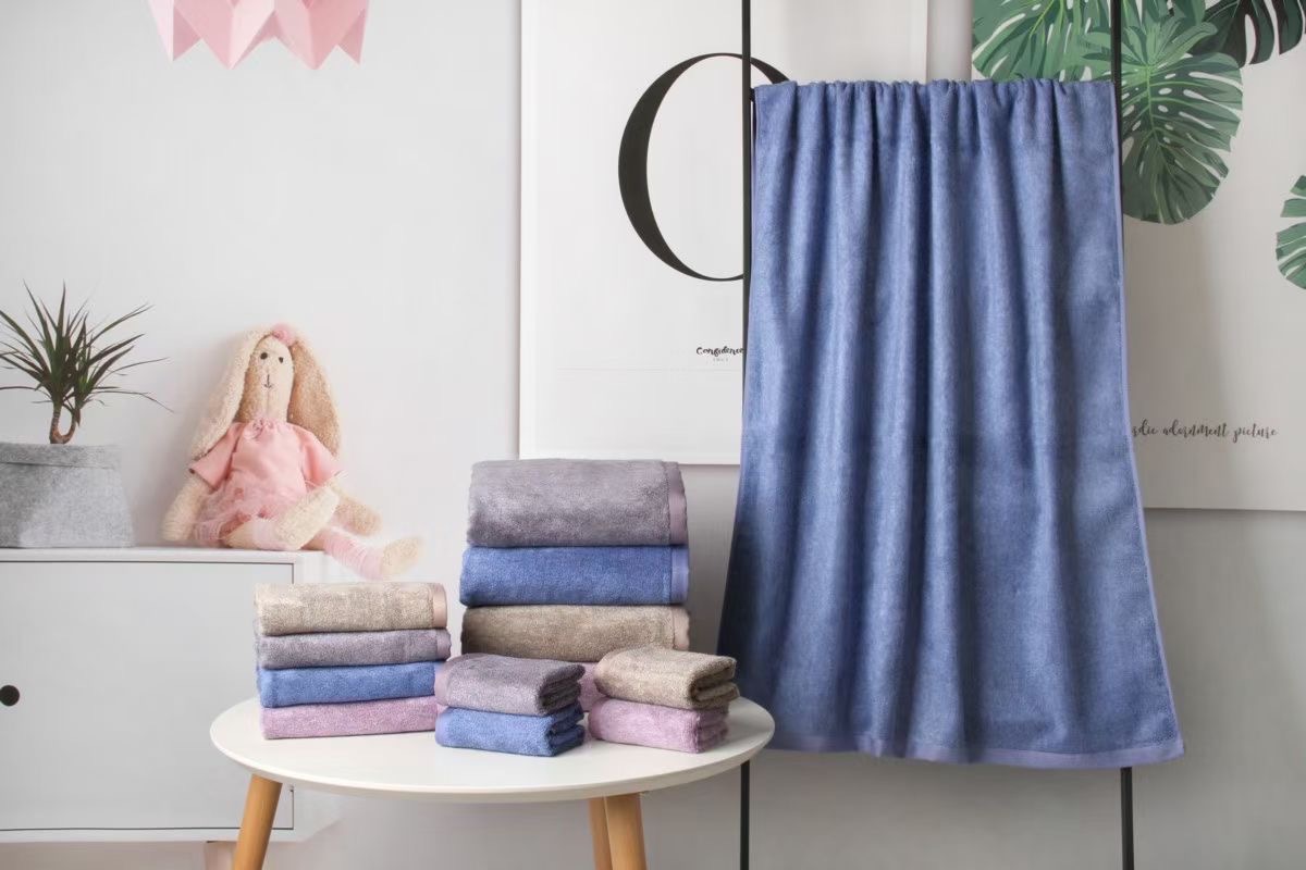 Bamboo Cotton Bath Towels - Bath Towel Set Of 3, Bath Towel, Face Hand Towels And Washcloths, Bamboo Towels For Bathroom, Hotel, Spa