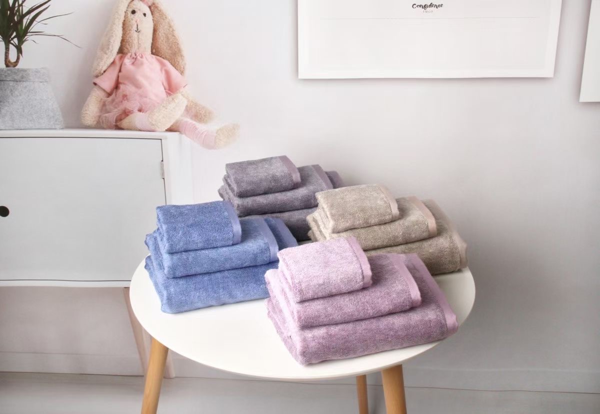 Bamboo Cotton Bath Towels - Bath Towel Set Of 3, Bath Towel, Face Hand Towels And Washcloths, Bamboo Towels For Bathroom, Hotel, Spa - View 3