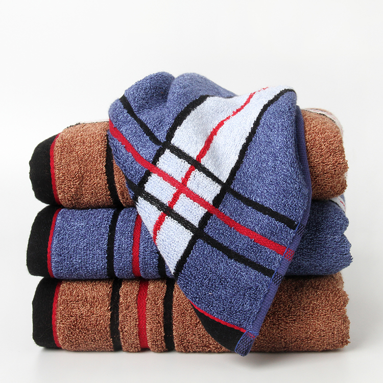 Yarn Dyed Thick Bamboo Cotton Towel Set Of 2, 1 Bath Towel, 1 Face Towels, For Bathroom, Spa, GYM - View 7