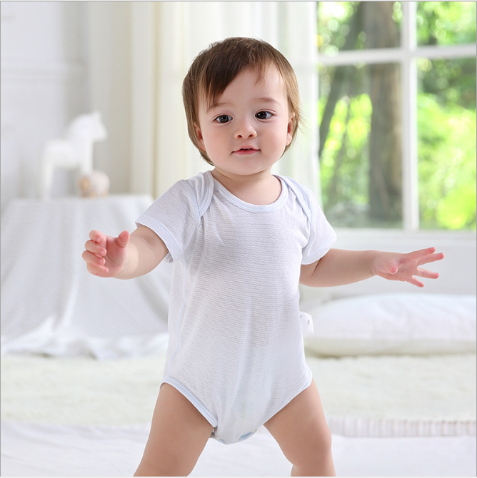 Bamboo Cotton Baby Bodysuit New Born Baby Clothes Boys Girls Short Sleeves Romper