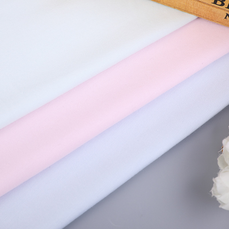 30%mint Fiber 70%organic Cotton 200 GSM 40s 185cm Comfortable Mint Fiber Interlock Fabric For Baby Clothing