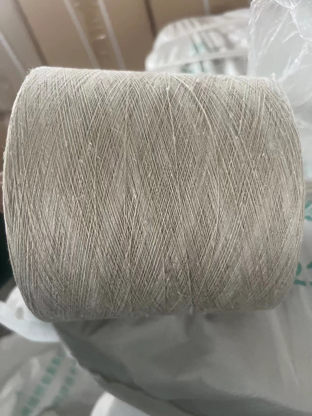 100% Hemp Yarn Natural Color NM16 - View 4