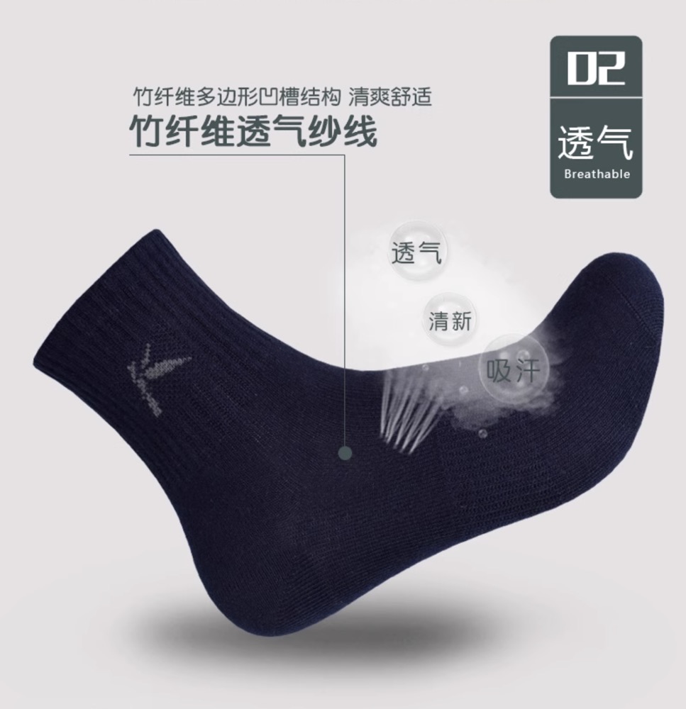 Premium Bamboo Socks For Men, Super Soft, Bamboo Ankle Socks, Loose, Non-Binding Top, Seamless Toe, Full Cushioned Athletic Socks 5 Pairs - View 3