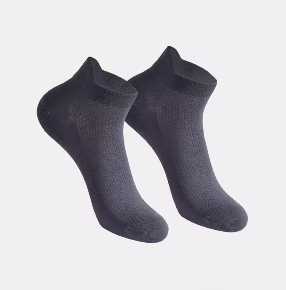Thin Bamboo Ankle Socks Breathable Low Cut Athletic Running Sports No Show Socks For Men Lightweight Seamless Moisture Wicking Odor Free 5 Pairs