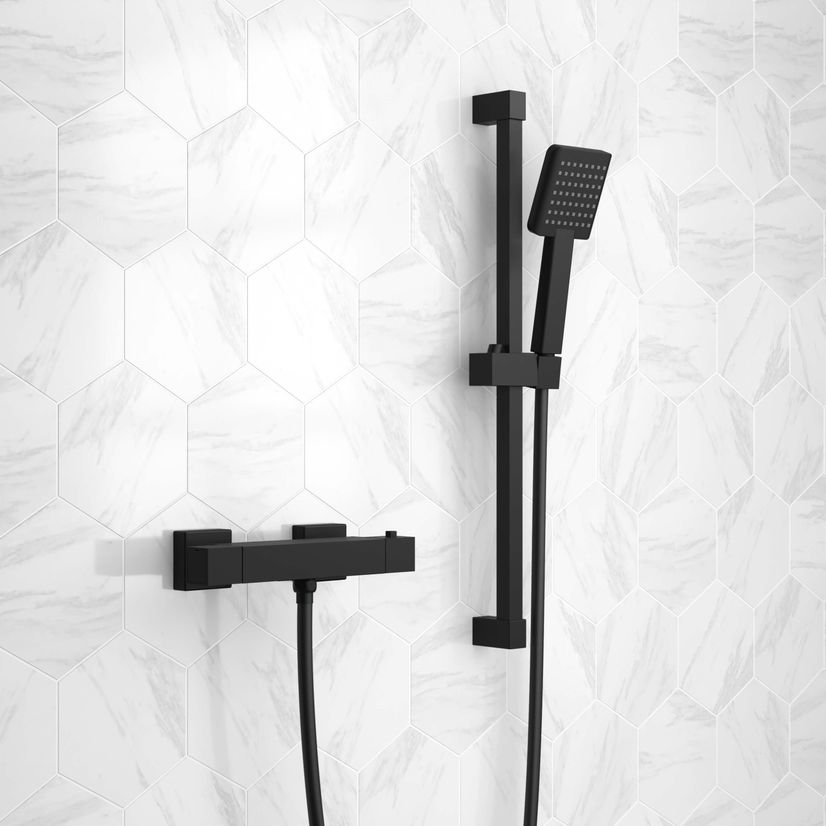 23004-1000-Matt-Black-Square-Thermostatic-Bar-Shower-Set_1