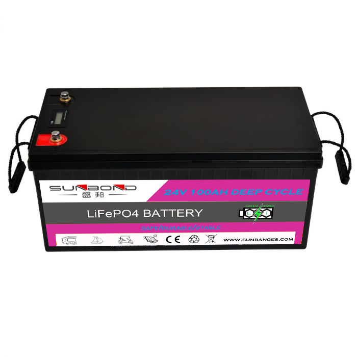 AGM replacement battery LiFePO4 24V 300Ah for solar power system