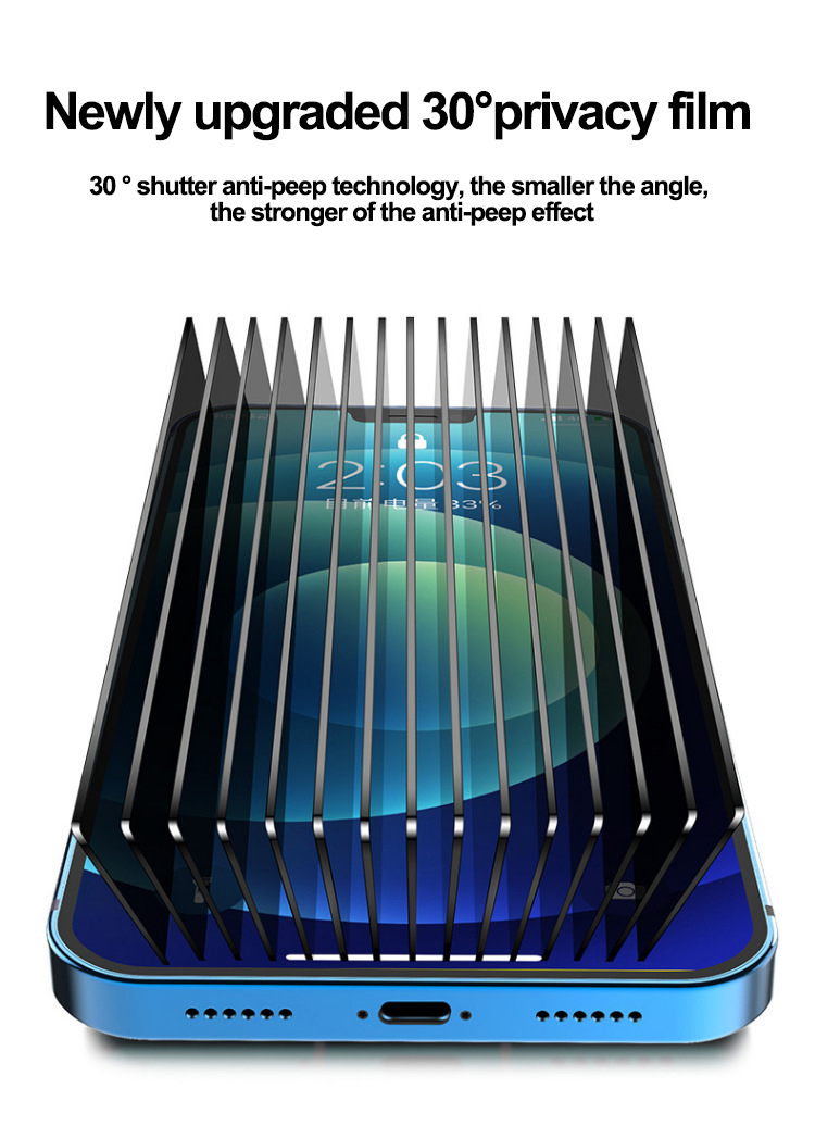 Edge to edge privacy tempered glass screen protectorofficial website