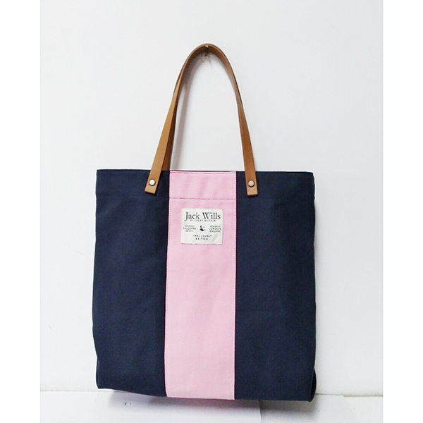 女士帆布手提包JACKN193A-013 PINK -amp; NAVY COLOUR BLOCK