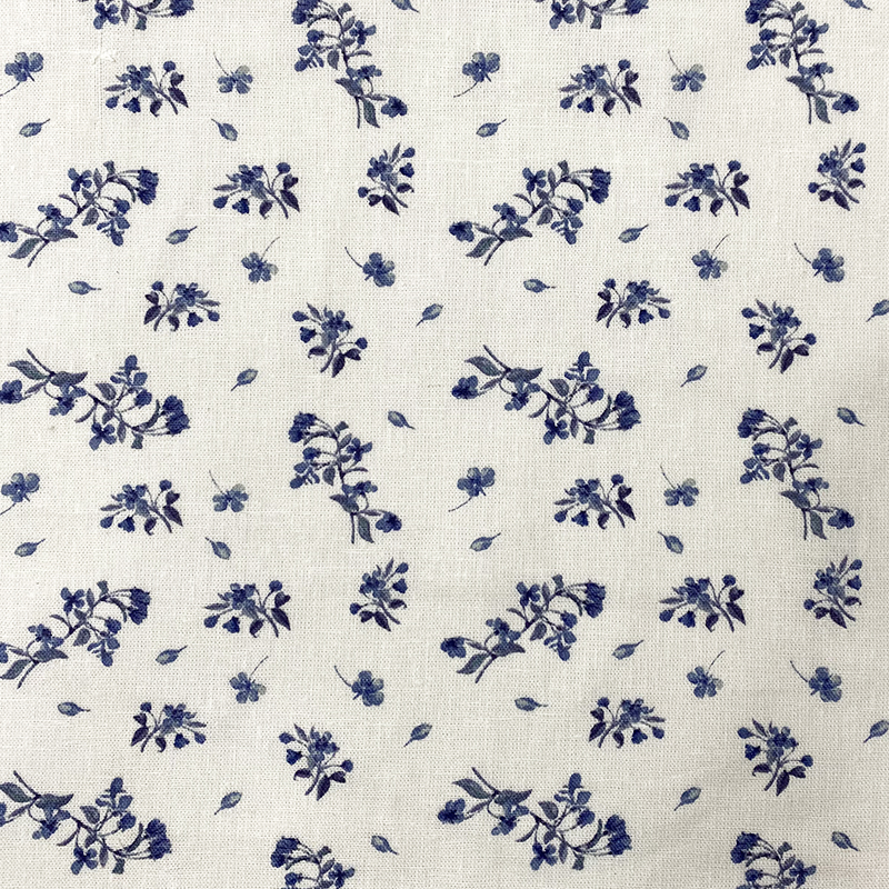White Floral - Linen – Affordable Textiles