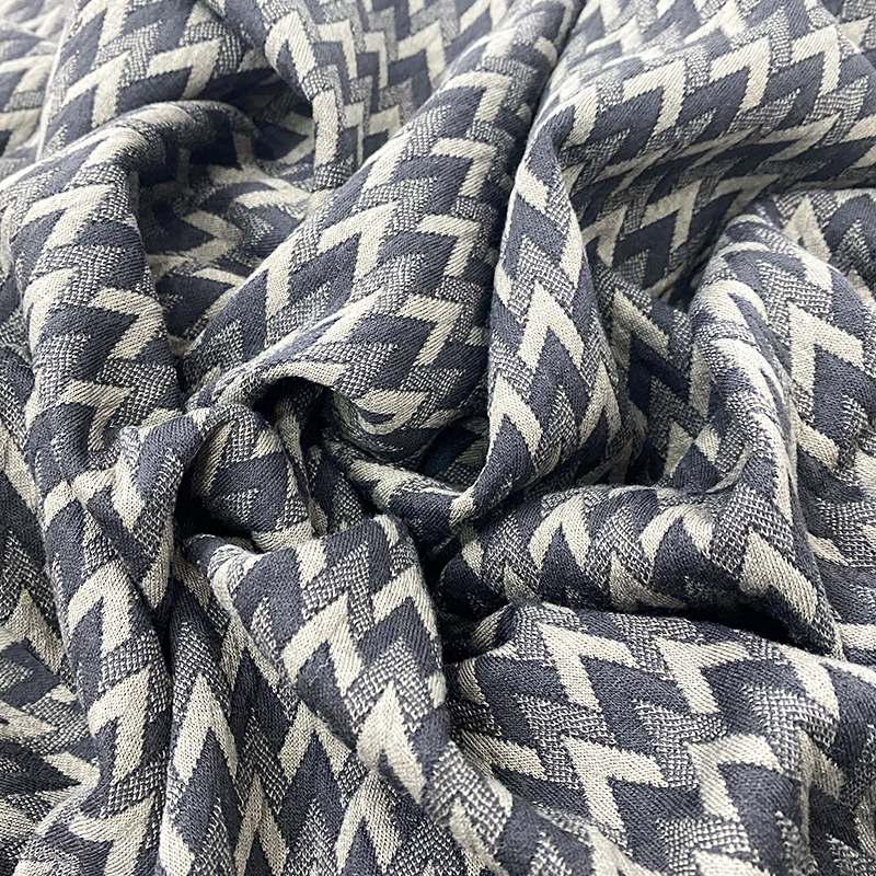 Jacquard Ponte Knit / Black / Garment Fabric