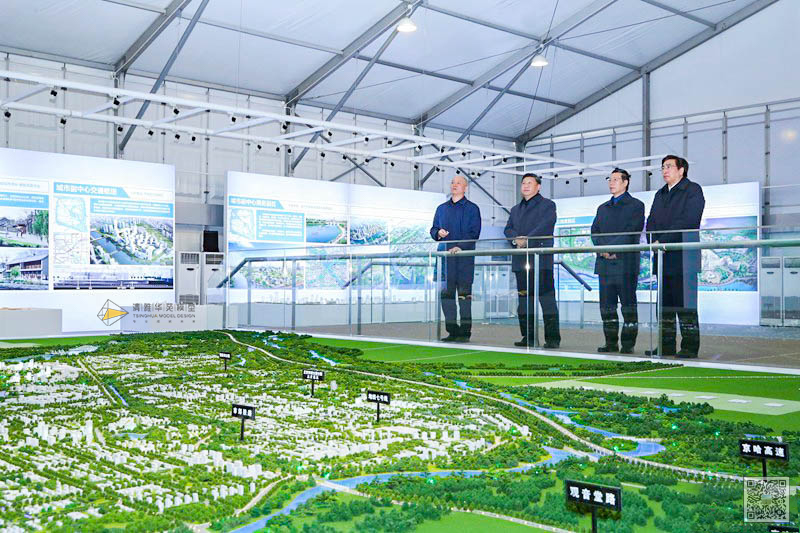 北京城市副中心规划沙盘模型