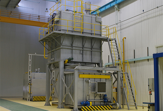 Fuel Gas Vertical Type Heat Treatment Furnace