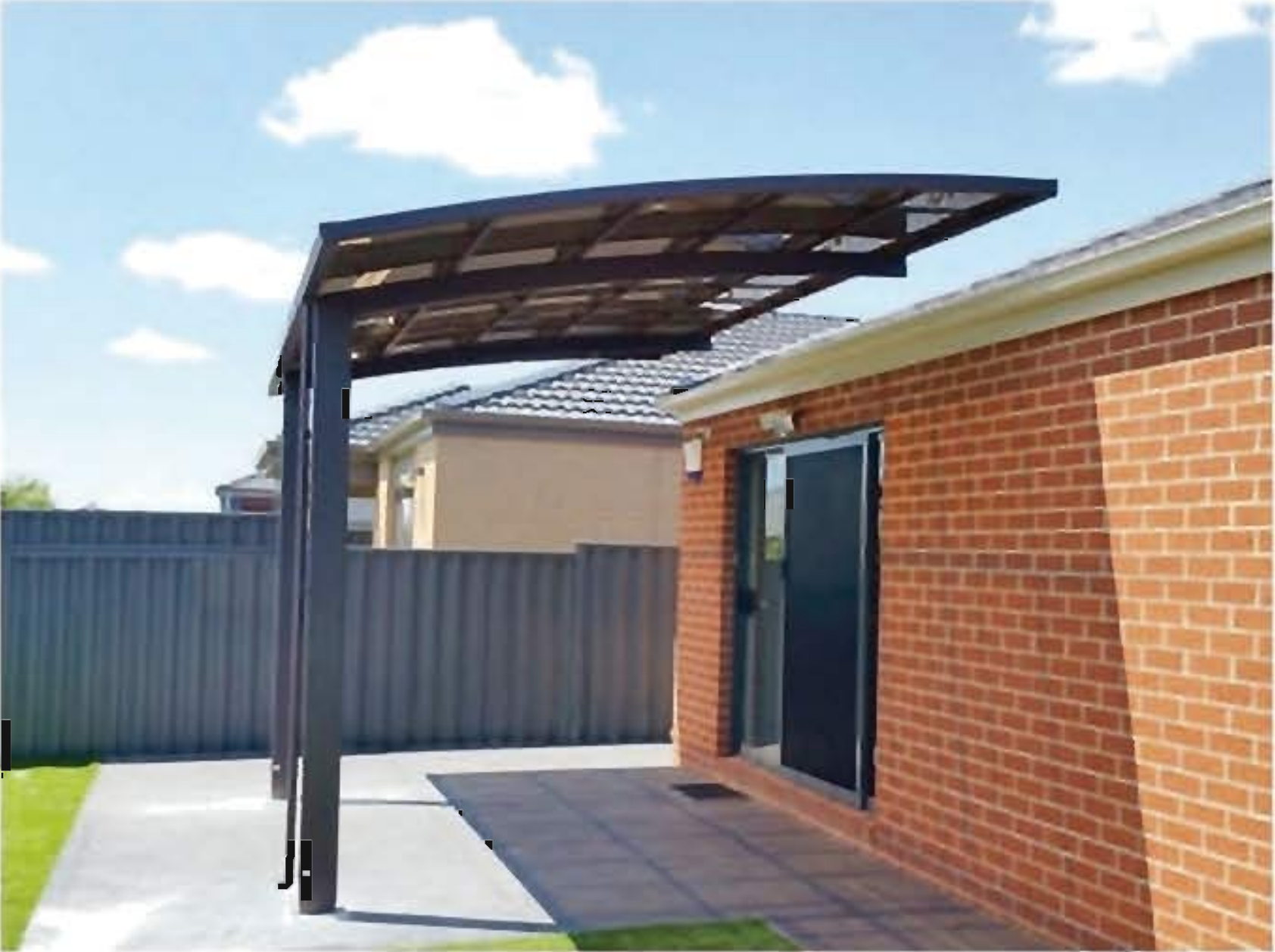 Aluminum Carport-Bronze Sheet