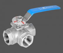 Stainless Steel Wire Tee L Type Ball Valve (Q14W)