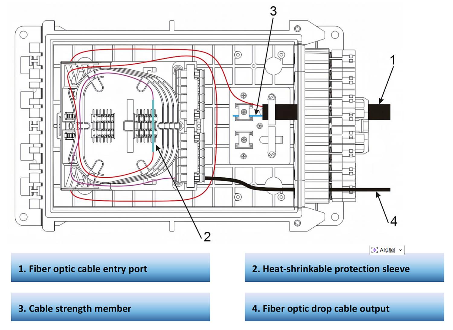 OTB-P037 Fiber Optic Terminal Box-FlyingFiber