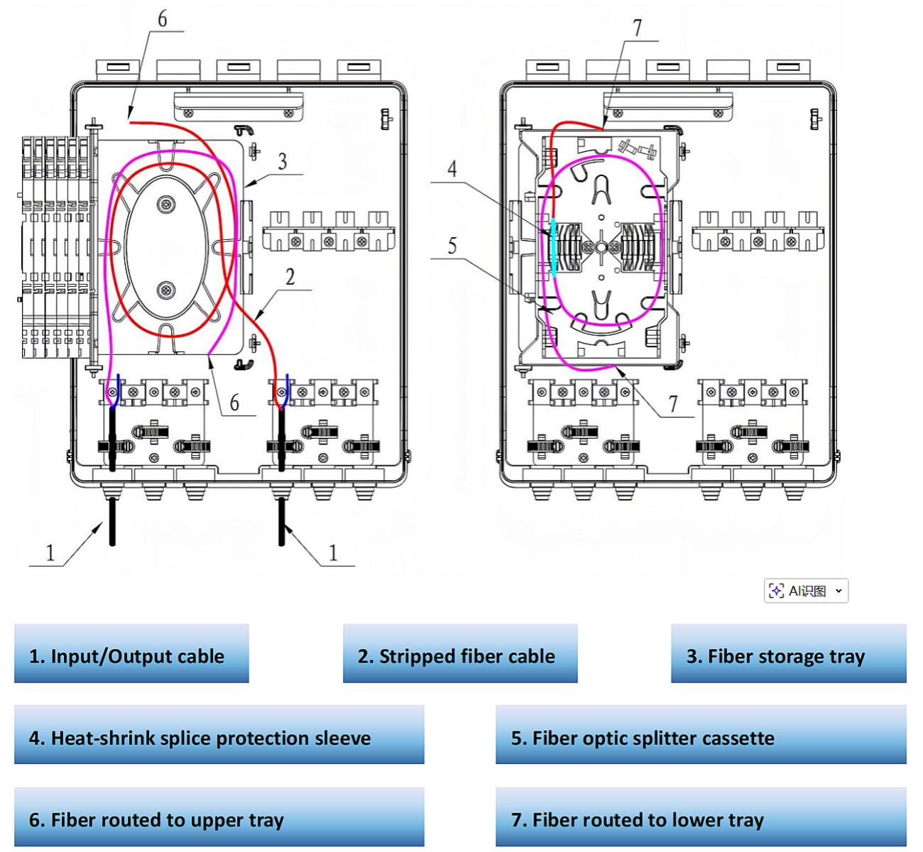 OTB-P046 Fiber Optic Terminal Box-FlyingFiber