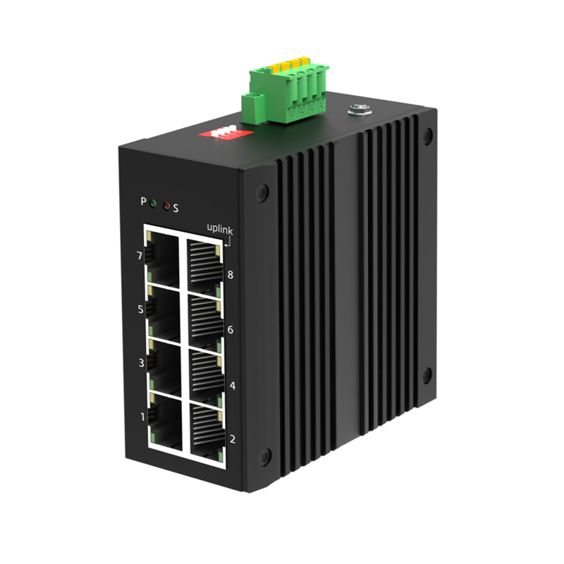 8*10/100/1000Base-TX Unmanaged Industrial Ethernet Switch