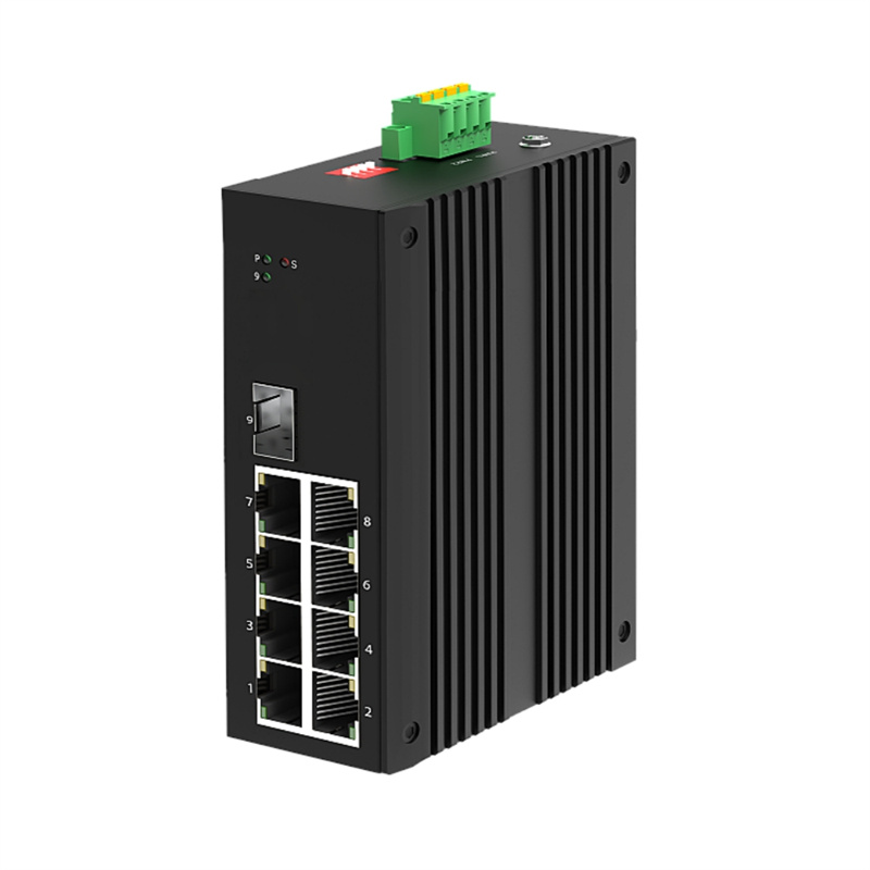 8*10/100/1000Base-TX to 1*1000Base-FX Unmanaged Industrial Ethernet Switch