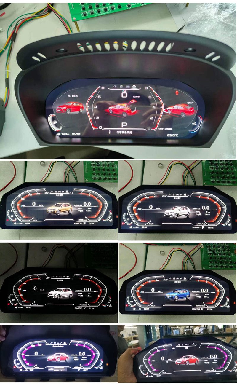 BMW X1 F48 F49 Digital Cluster LCD Digital Instrument Cluster Car Speedometer BMW X1 Digital LCD