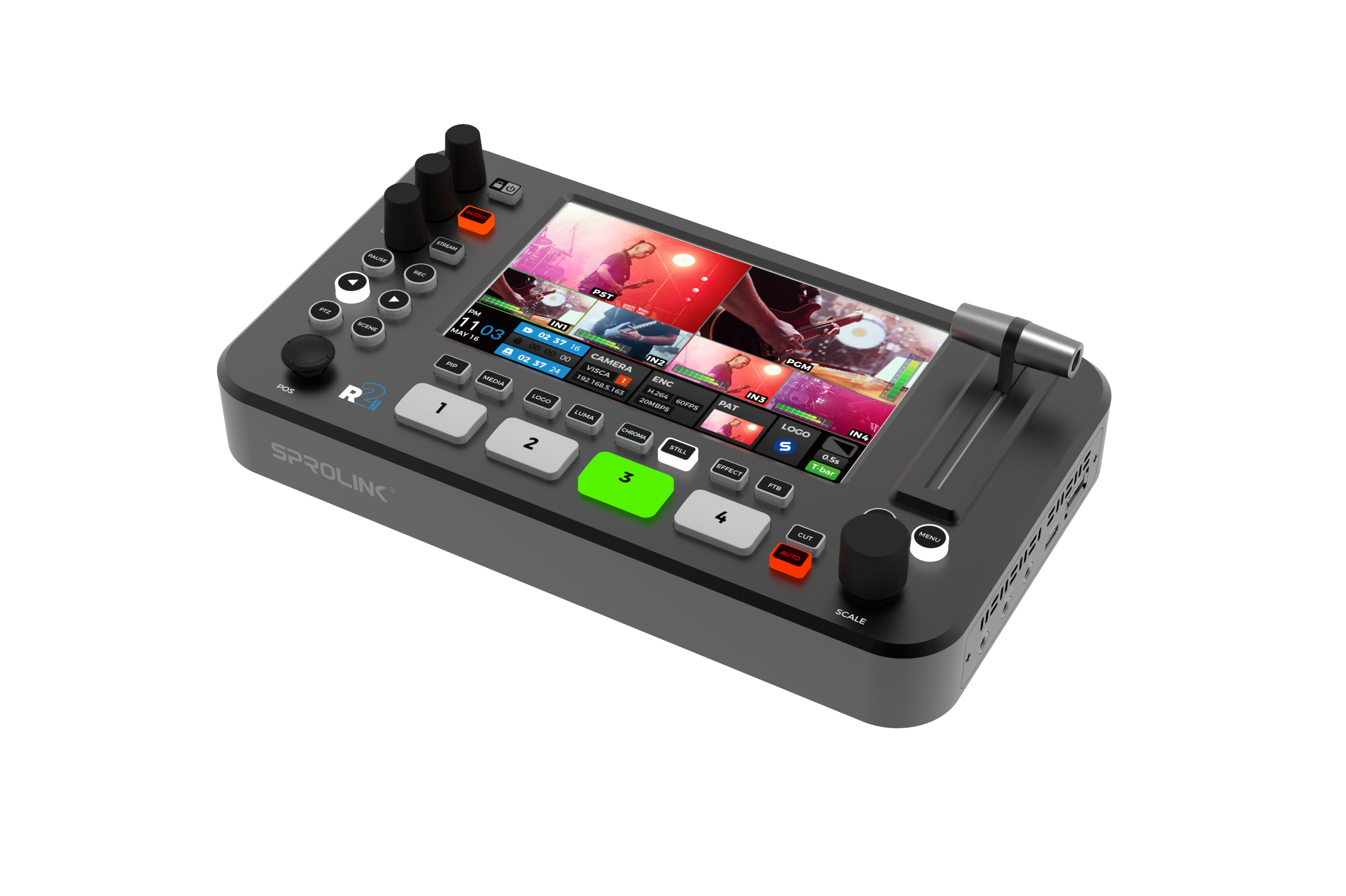 SPROLINK brand new all in one live streaming switcher