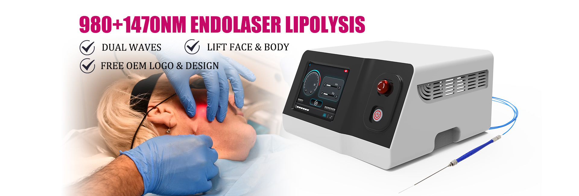980nm 1470nm Diode Laser Lipolysis Liposuction Laser