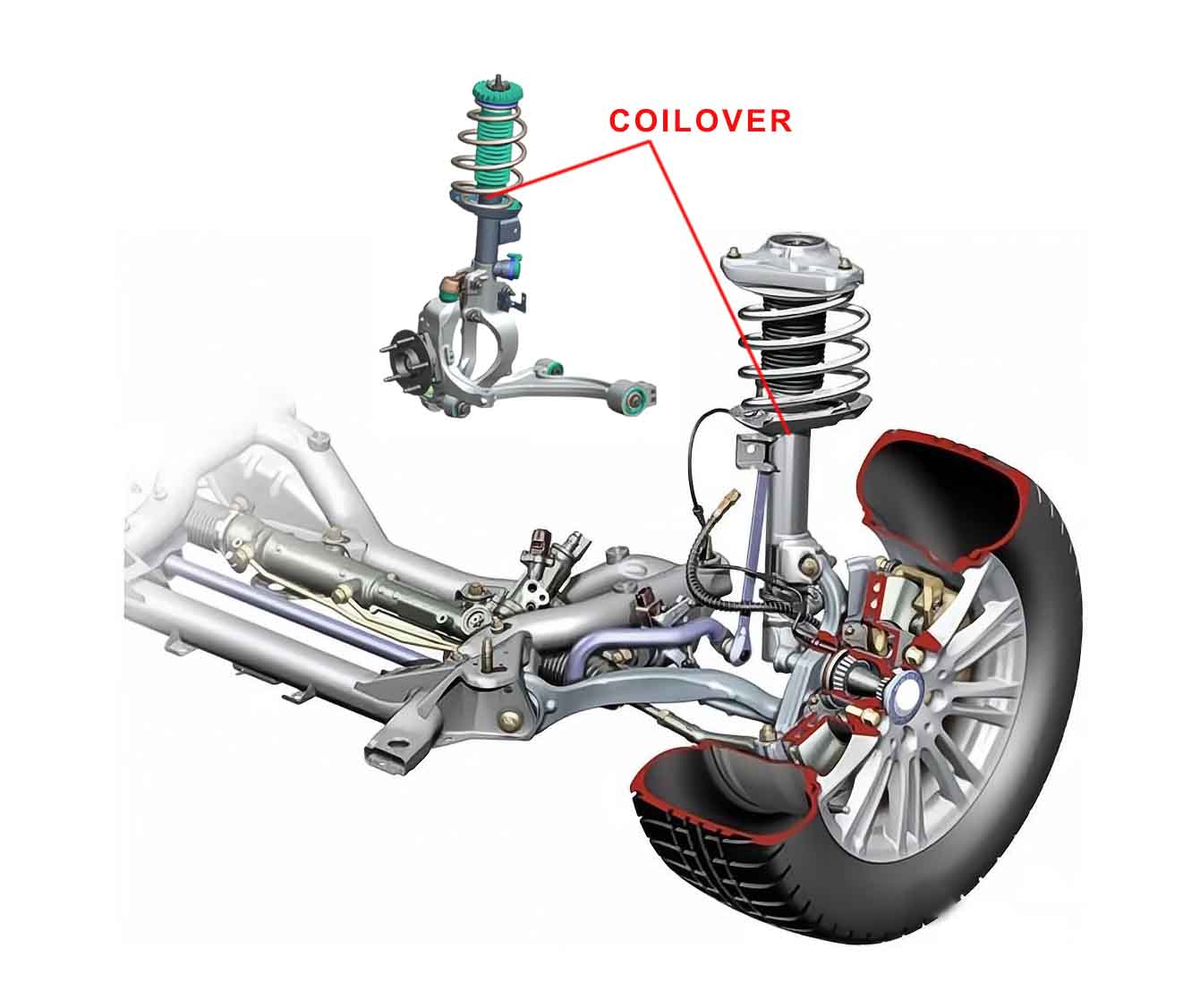 Audi S4 B8/8K-coilover suspension shock absorber-enterprise official ...