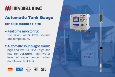 skid-mounted site automatic tank gauge