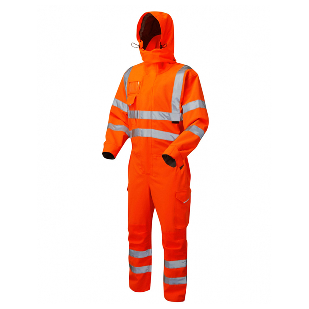 Hi-Vis-Waterproof-Overall-Class-3-Stretch-Hooded-Coverall-2