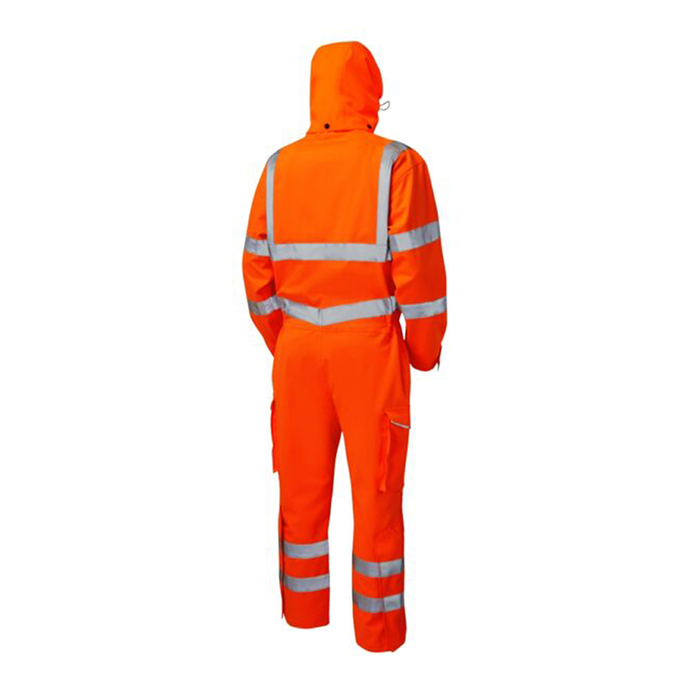 Hi-Vis-Waterproof-Overall-Class-3-Stretch-Hooded-Coverall-3