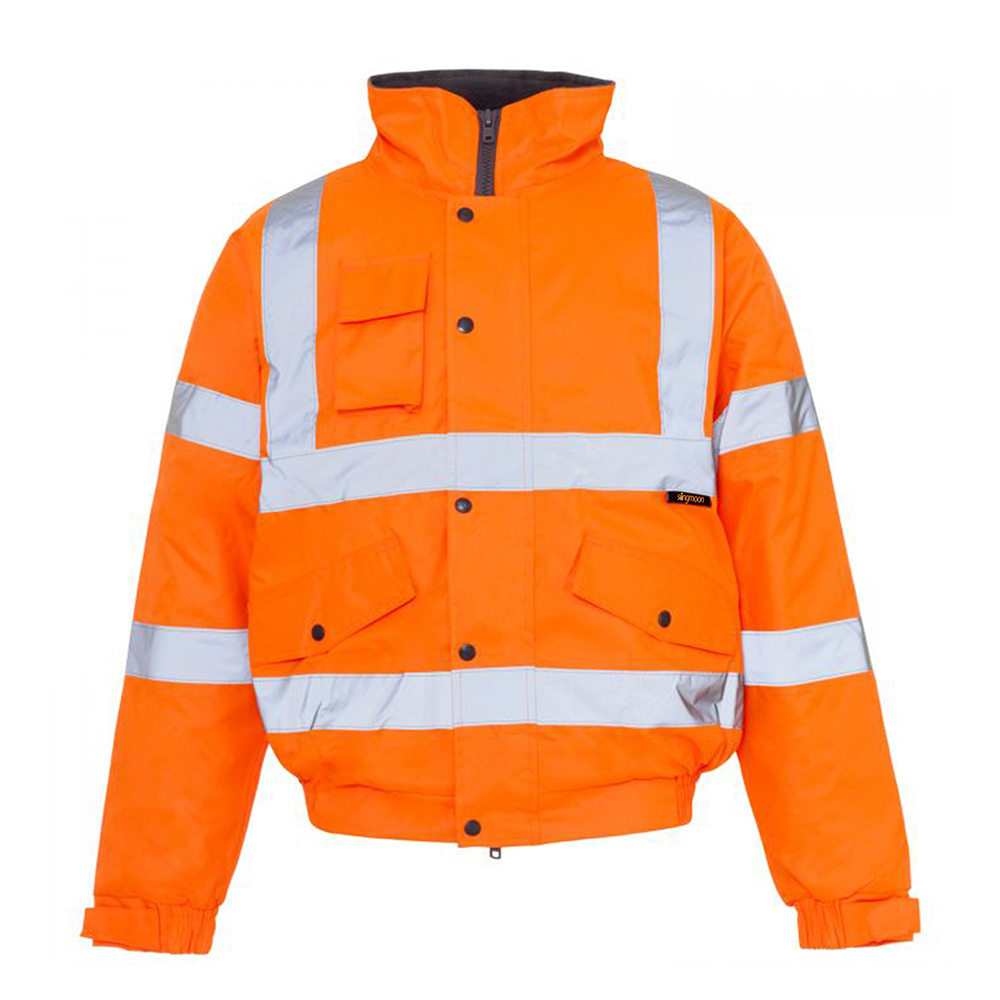 Mens-Hi-Viz-Safety-Waterproof-Boys-Work-Coat-2