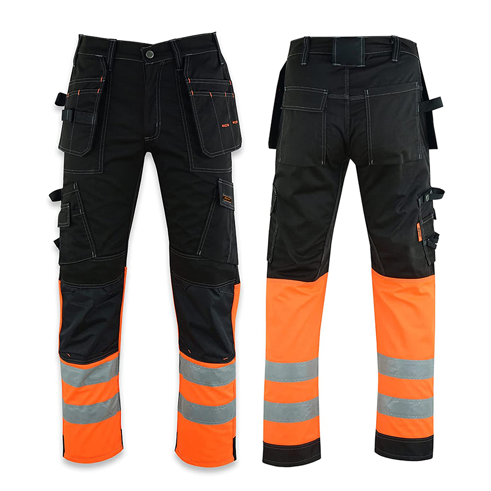 Mens-Work-Hi-Viz-Cargo-Pants-Pockets-Working-Work-Trousers-Pants-Jeans-3