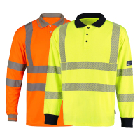 Mens-Hi-Vis-High-Visibility-Reflective-Tape-Safety-Polo-Contrast-Long-Sleeve-Workwear-Visibility-Tee-Tshirt-Top-1