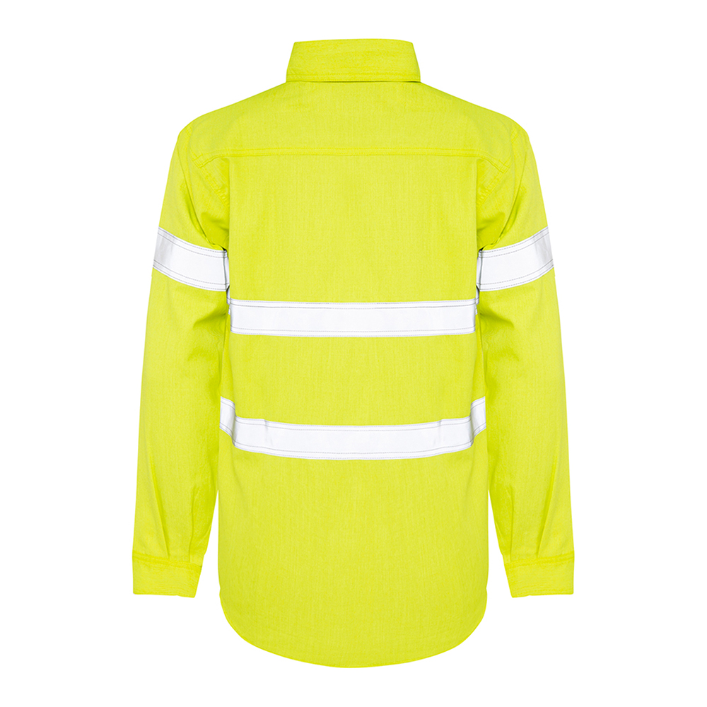 Hi-Vis-Long-Sleeve-150g-Safety-Work-Shirt-reflective-Tape-Cool-Vents-1