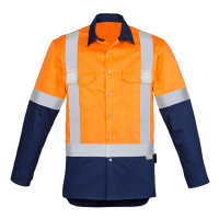 Mens-Hi-Vis-Spliced-Industrial-Shirt-Shoulder-Taped-3