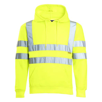 Men-Hi-Vis-High-Visibility-Sweatshirt-Hooded-Jumper-Fleece-Workwear-Hoodie-9