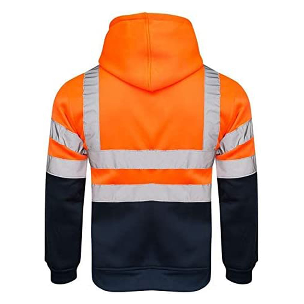 Men-Hi-Vis-High-Visibility-Sweatshirt-Hooded-Jumper-Fleece-Workwear-Hoodie-3