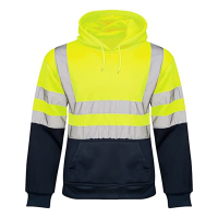 Men-Hi-Vis-High-Visibility-Sweatshirt-Hooded-Jumper-Fleece-Workwear-Hoodie-4