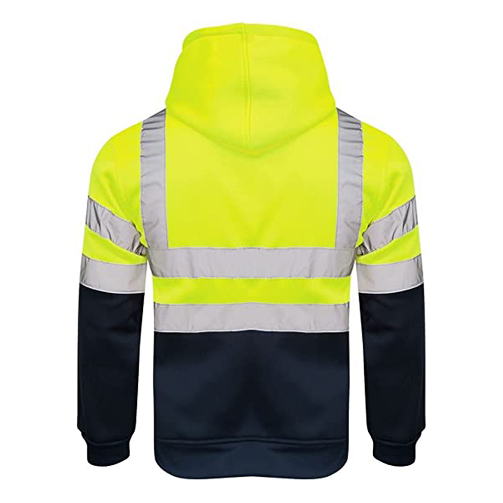 Men-Hi-Vis-High-Visibility-Sweatshirt-Hooded-Jumper-Fleece-Workwear-Hoodie-5