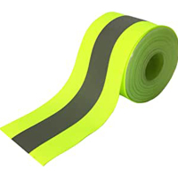 Silver-Sew-On-Reflective-Tape-for-Clothing-Safety-Fabric-Webbing-Trim-Strip-Green-4