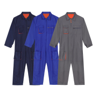 Mens-Mechanic-Uniforms-Long-Sleeve-Zip-Up-Coverall-Stain-Wrinkle-Resistant-Work-Jumpsuit-7